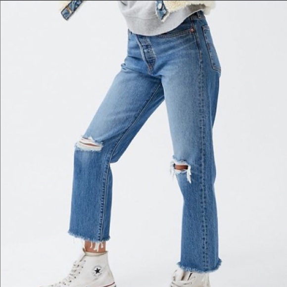 LEVI’S Wedgie Straight Jeans 25 Uncovered Truth - Picture 4 of 6